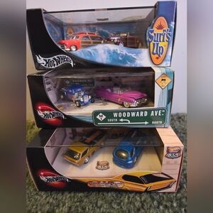 Lot Of Three Hot Wheels Limited Edition For The Adult Collector - NEW